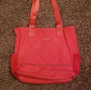 Coral Vera Bradly Tote Bag